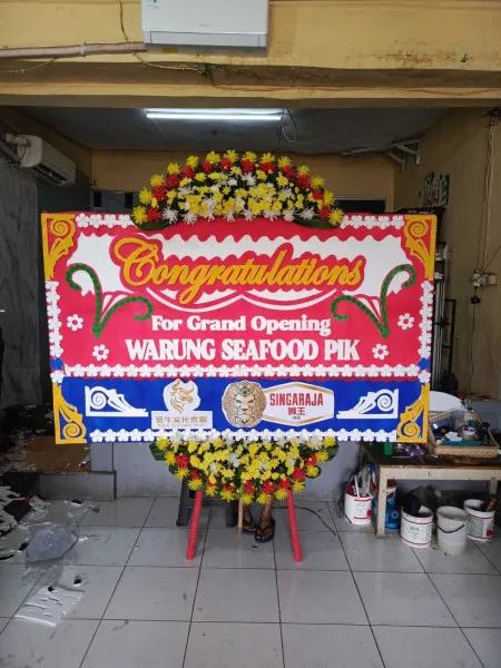 Papan Bunga Ucapan Selamat Beji Depok