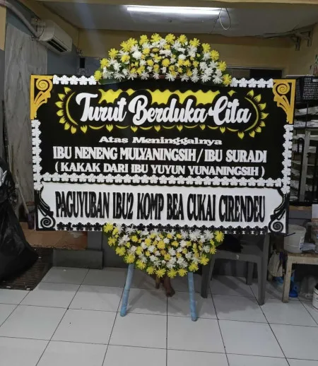 Papan Bunga Duka Beji Depok