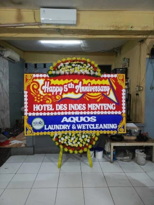 Papan Bunga di Beji Depok