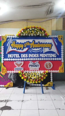 Papan Bunga di Beji Depok